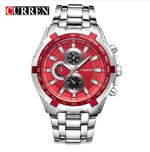 CURREN Watches Men quartz Sports  Waterproof Wristwatch